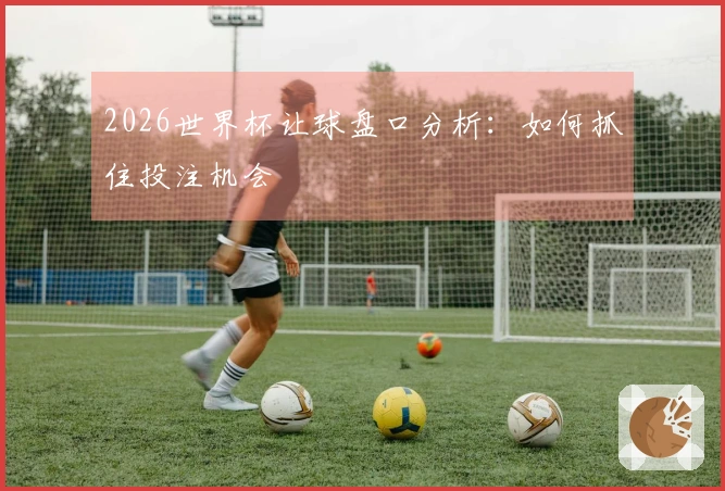 2026世界杯让球盘口分析：如何抓住投注机会