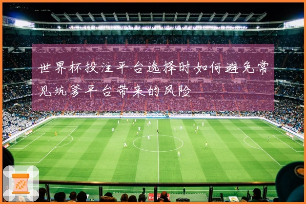 世界杯投注平台选择时如何避免常见坑爹平台带来的风险